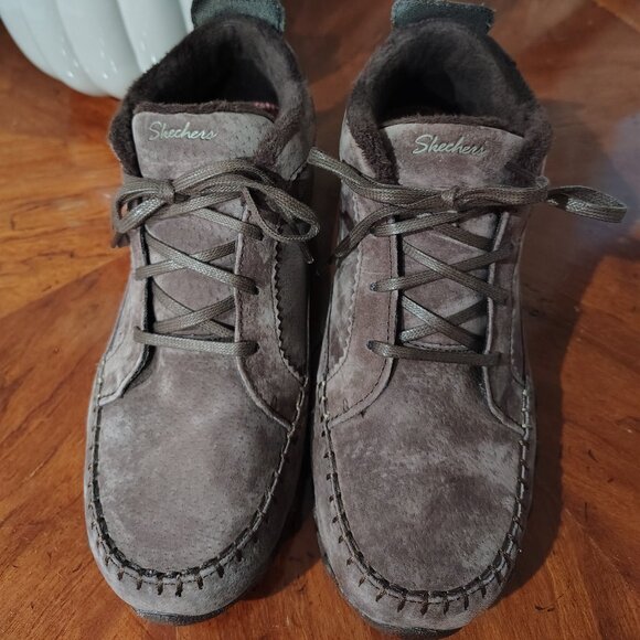 Skechers Ankle Boots Brown - Size 8 - Picture 4 of 7